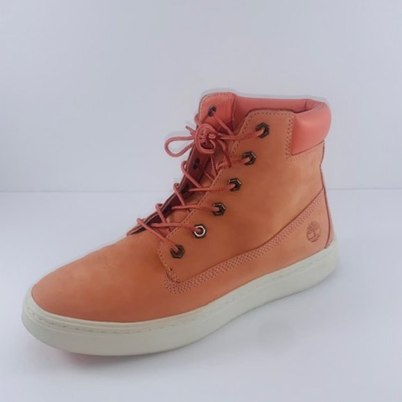 TIMBERLAND WOMEN'S NEWPORT BAY OXFORD LIGHT ORANGE - Picture 5 of 12